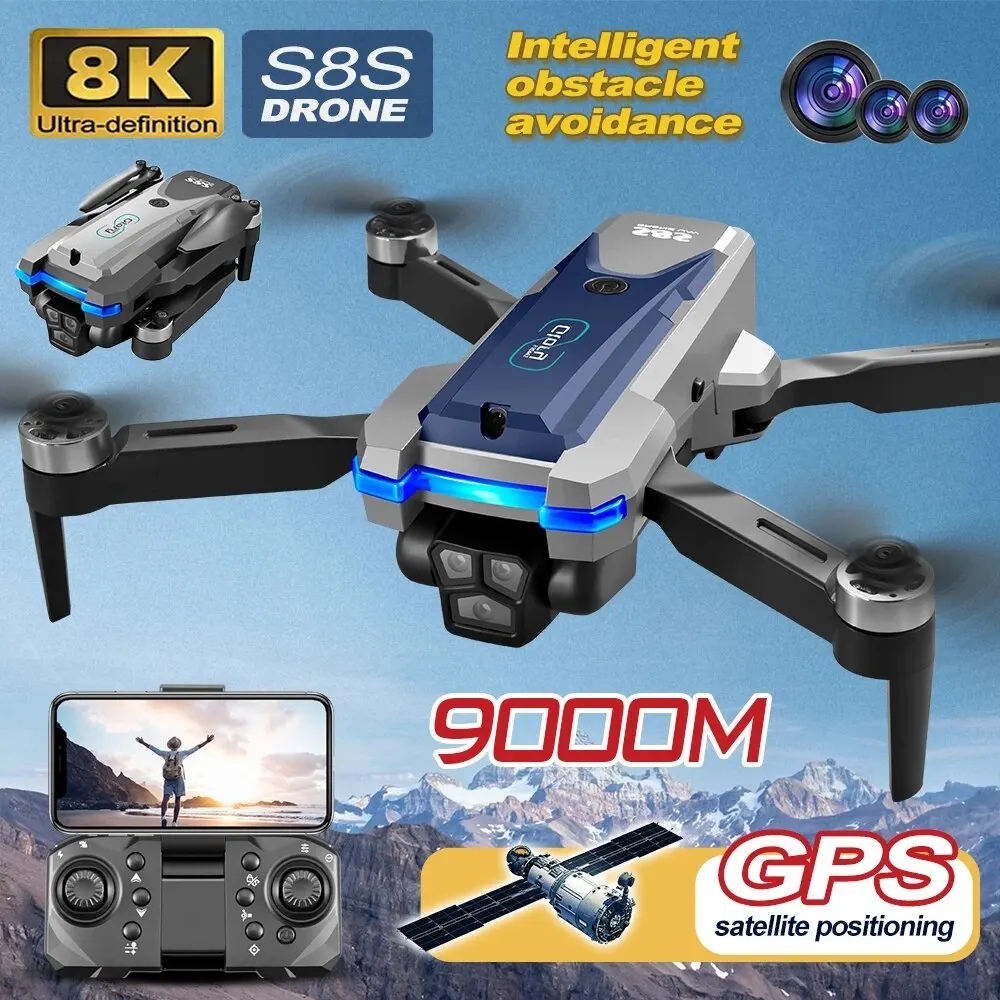 Rc Helicopter Electric - S8s gps drohne 5g wifi 8k