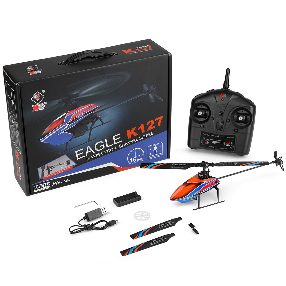 WLtoys XK K127 2,4G 4CH 6-Aixs – Rc Helicopter Large Bewertung und Preis